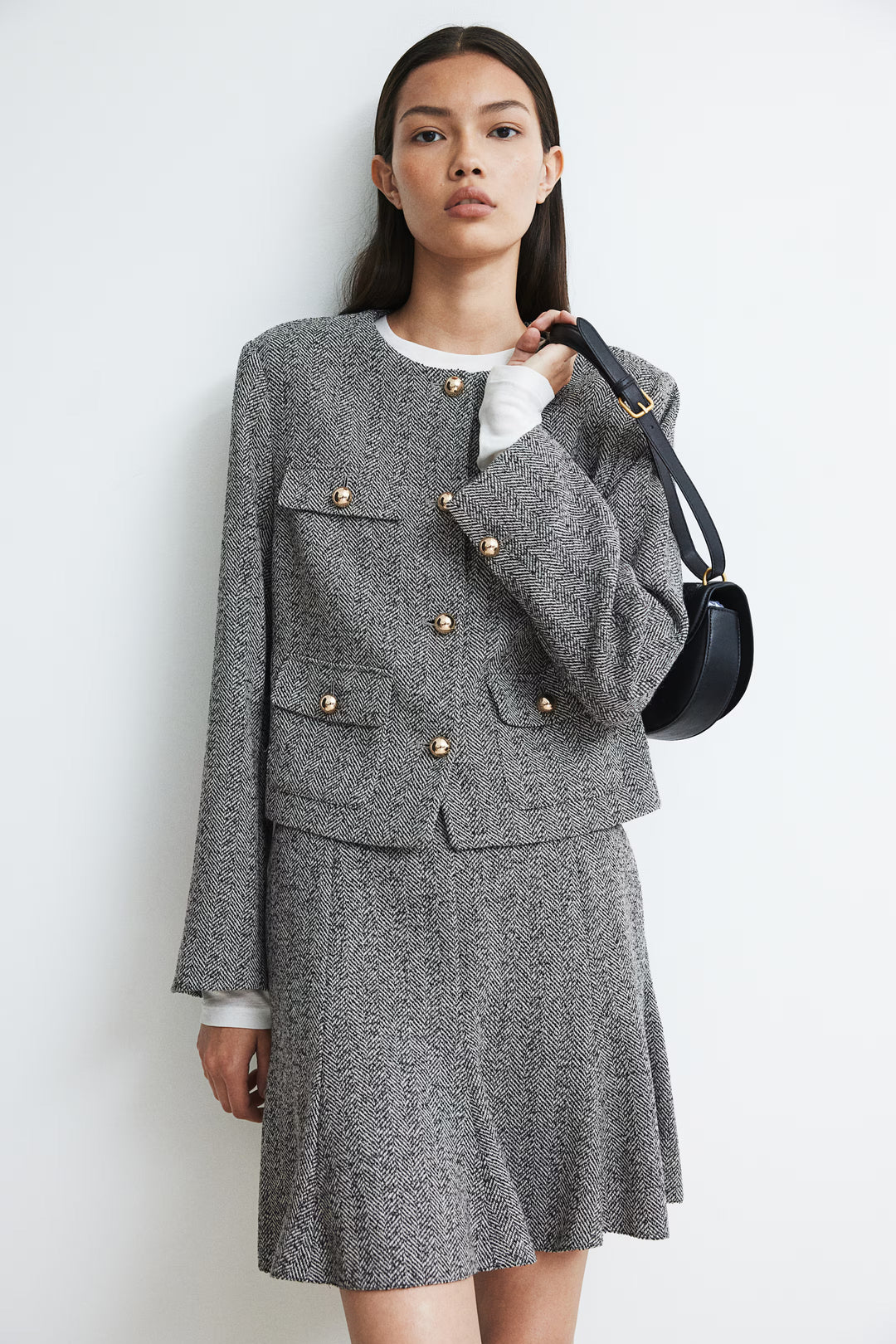 H&M Textured-weave Jacket