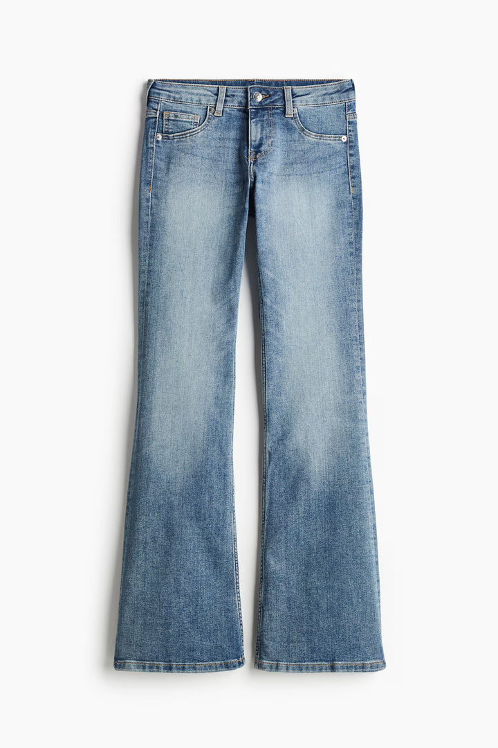 H&M Low Rise Flared Leg Jeans