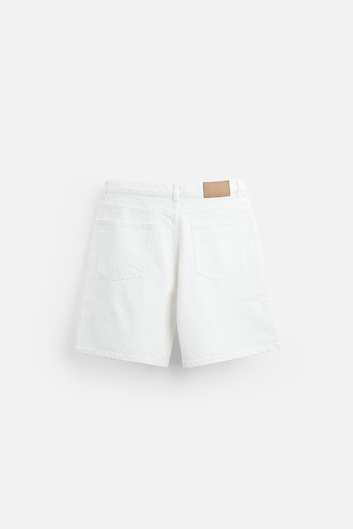 ZARA STRAIGHT FIT DENIM SHORTS