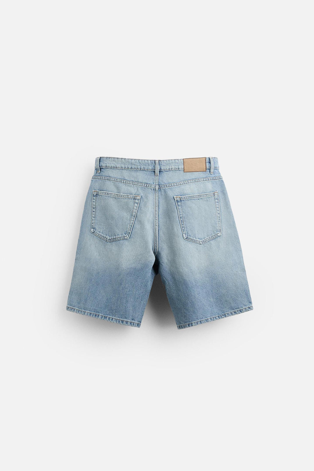 ZARA STRAIGHT FIT DENIM SHORTS