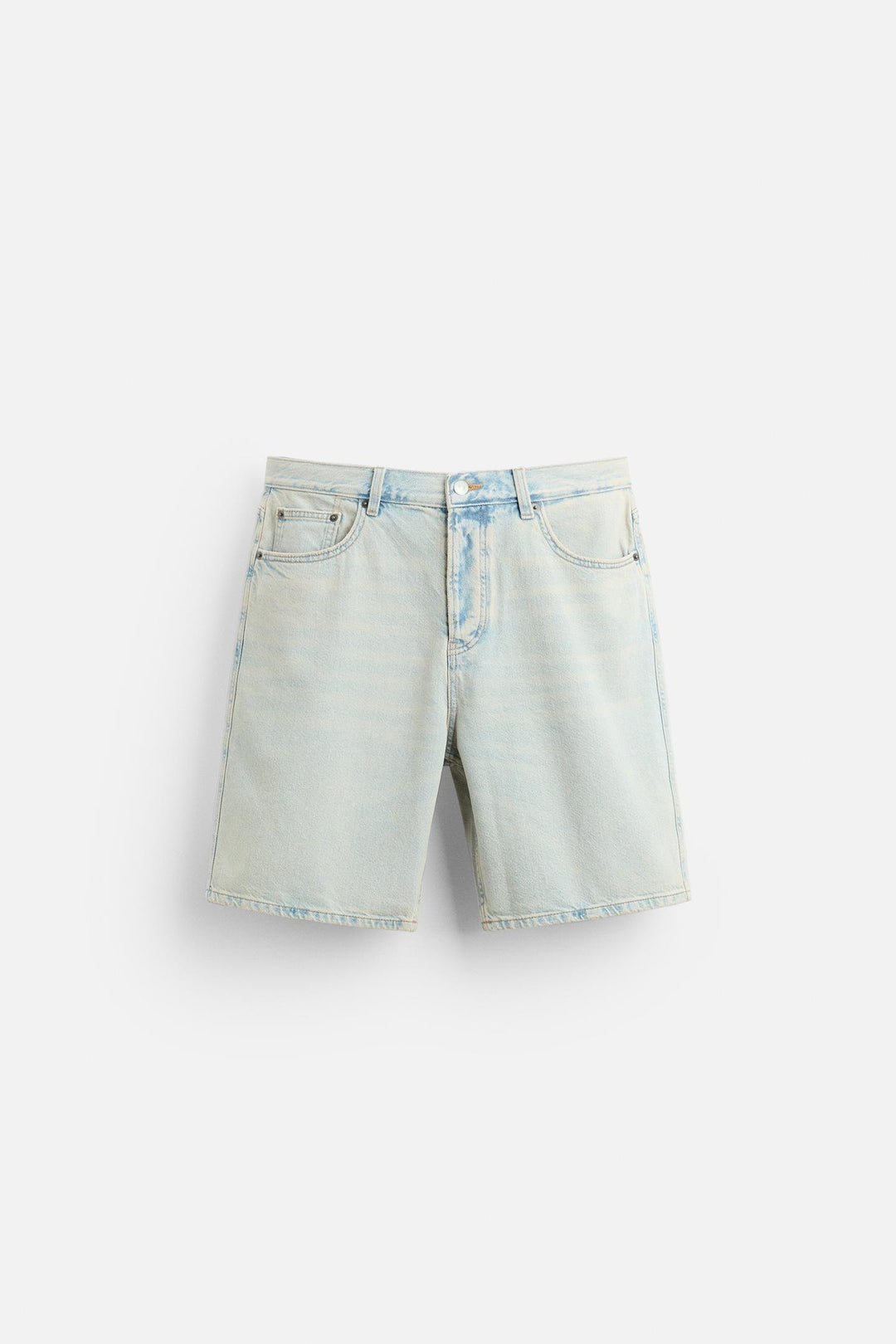 ZARA STRAIGHT FIT DENIM SHORTS