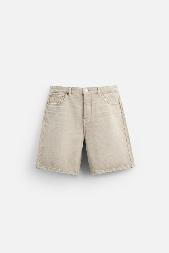 ZARA STRAIGHT FIT DENIM SHORTS