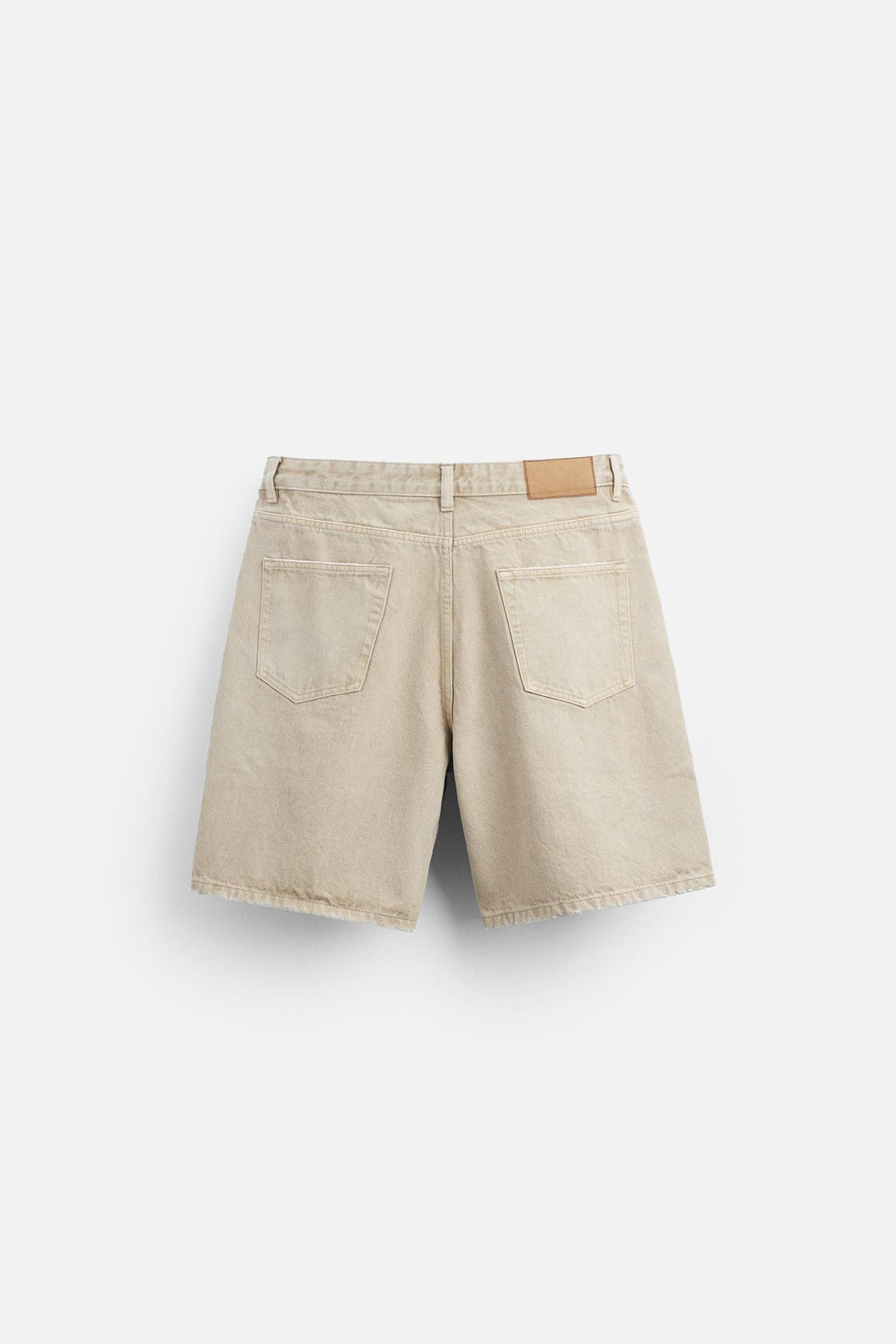 ZARA STRAIGHT FIT DENIM SHORTS