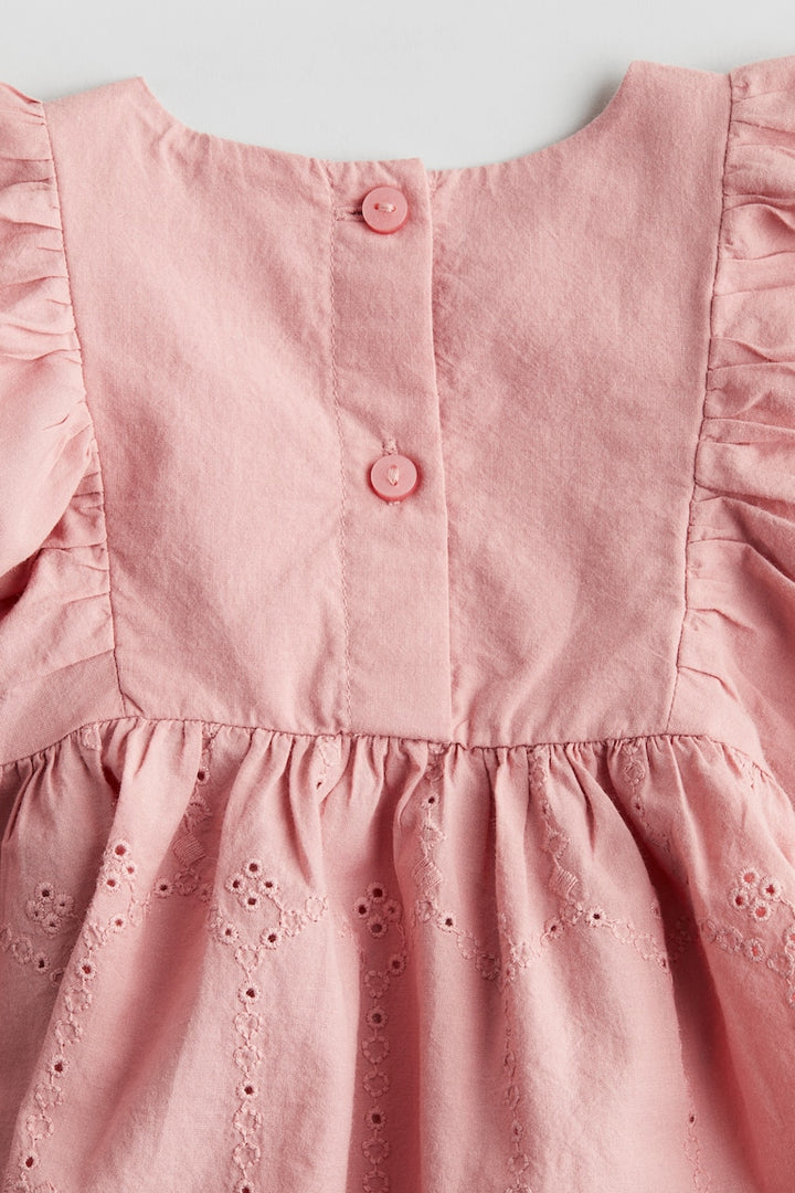 H&M Blouse with Eyelet Embroidery