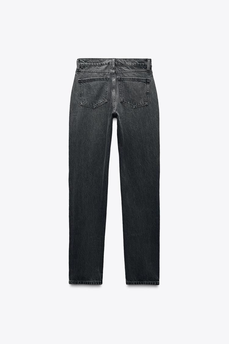 ZARA ZW COLLECTION LOW RISE STRAIGHT LEG JEANS