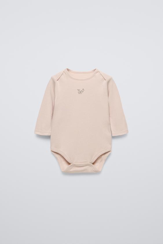 Zara FIVE-PACK OF ANIMALS PRINT BODYSUITS