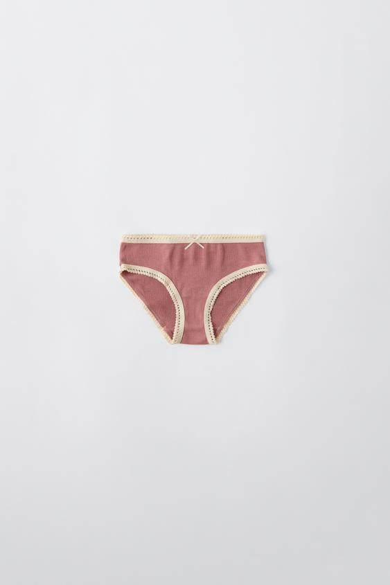 Zara 2-6 YEARS/ SIX-PACK OF FLORAL UNDERWEAR