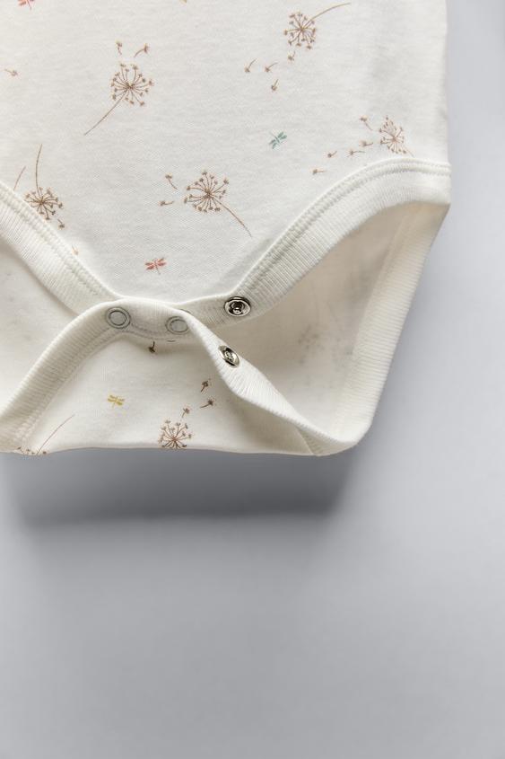 Zara FIVE PACK OF DANDELION BODYSUITS