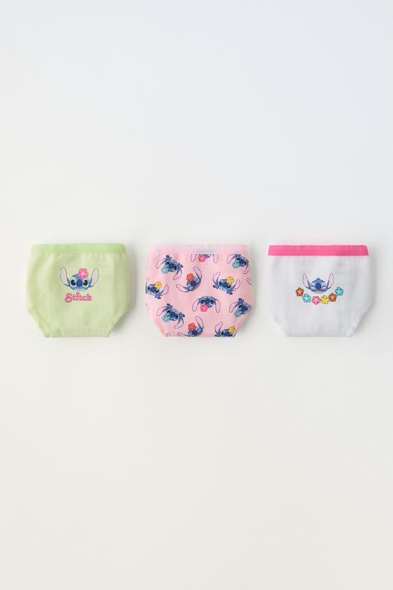 Zara 2-6 YEARS/ THREE-PACK OF LILO & STITCH © DISNEY UNDERWEAR