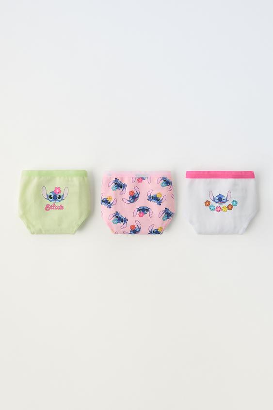 Zara 2-6 YEARS/ THREE-PACK OF LILO & STITCH © DISNEY UNDERWEAR