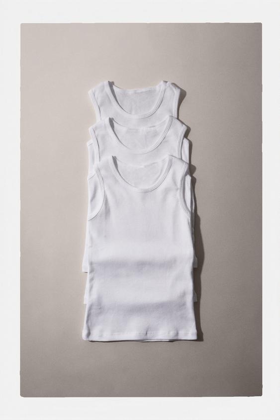 Zara AGES 2-6/ THREE-PACK OF BASIC T-SHIRTS