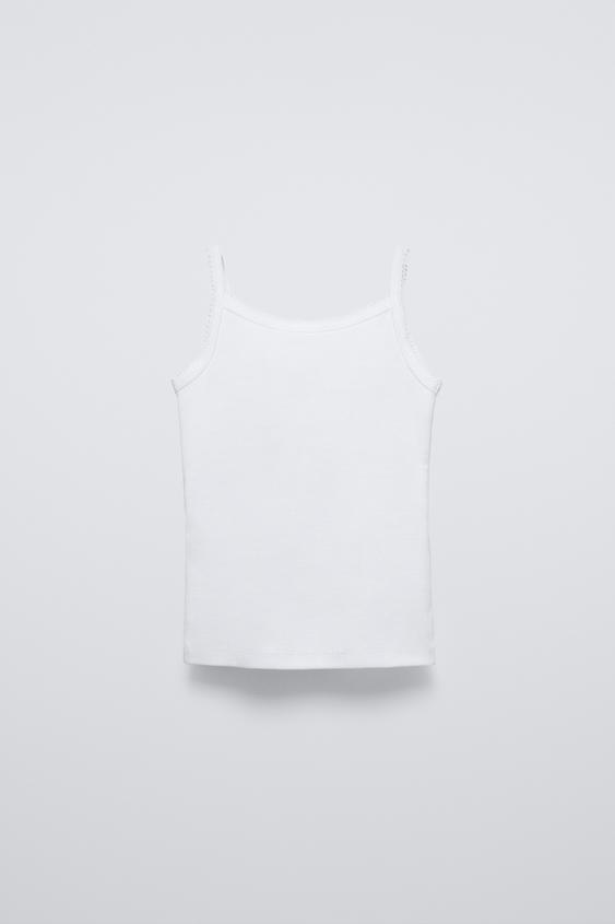 Zara AGES 2-6/ THREE-PACK OF BASIC TANK TOPS