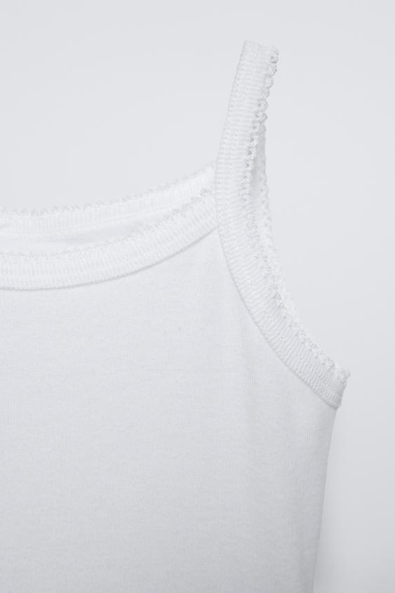 Zara AGES 2-6/ THREE-PACK OF BASIC TANK TOPS