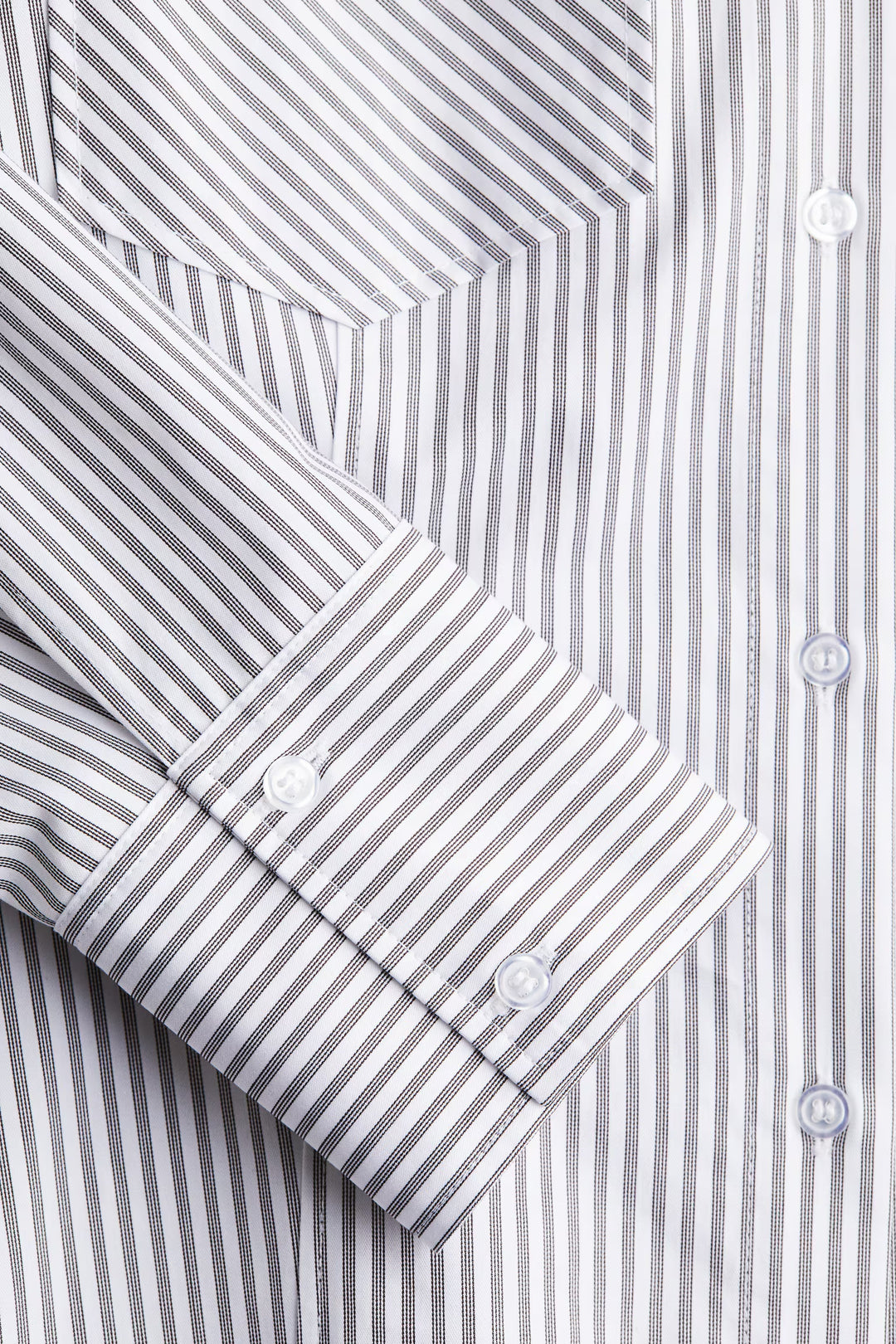 H&M Fitted Poplin Shirt