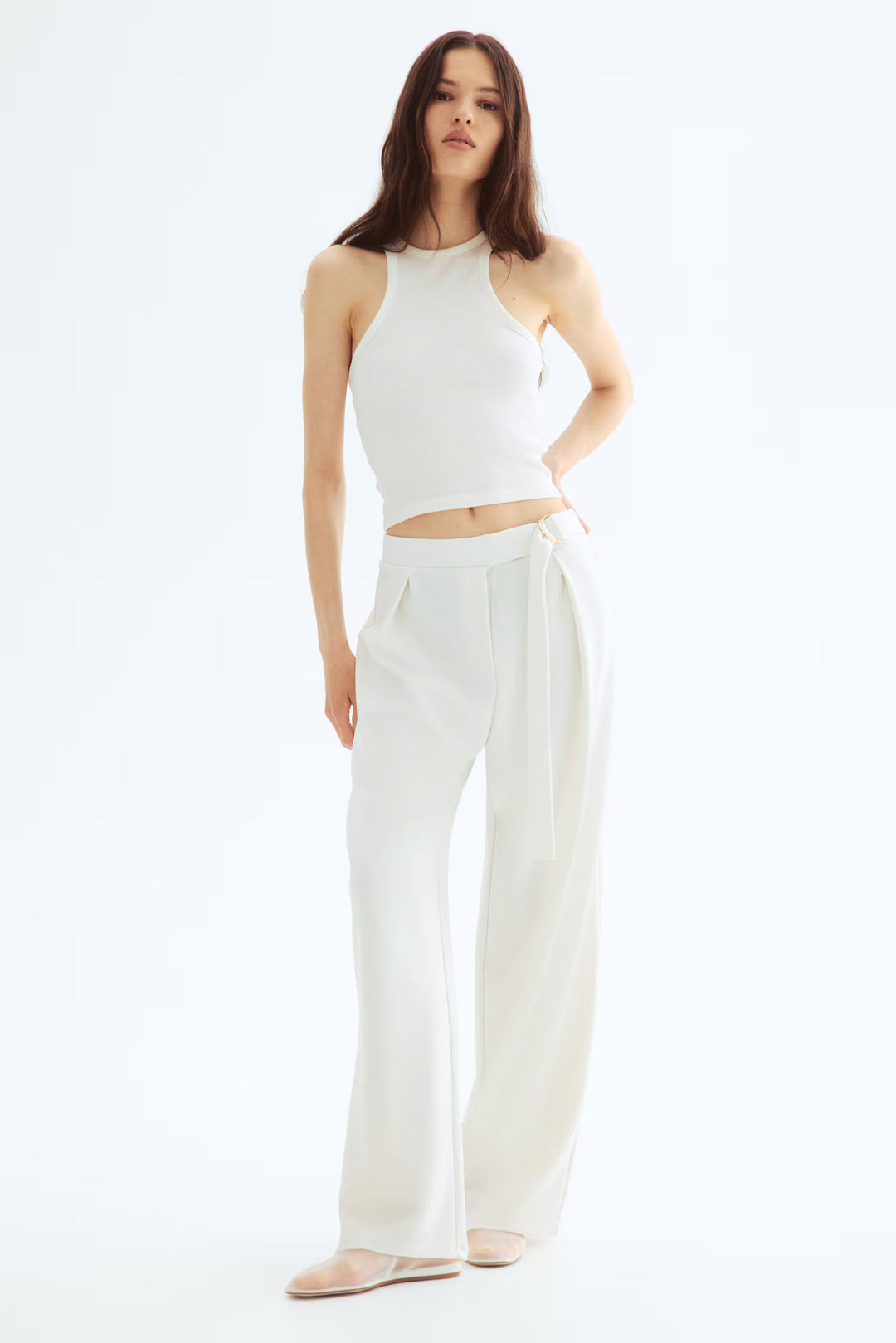 H&M Belted Pants