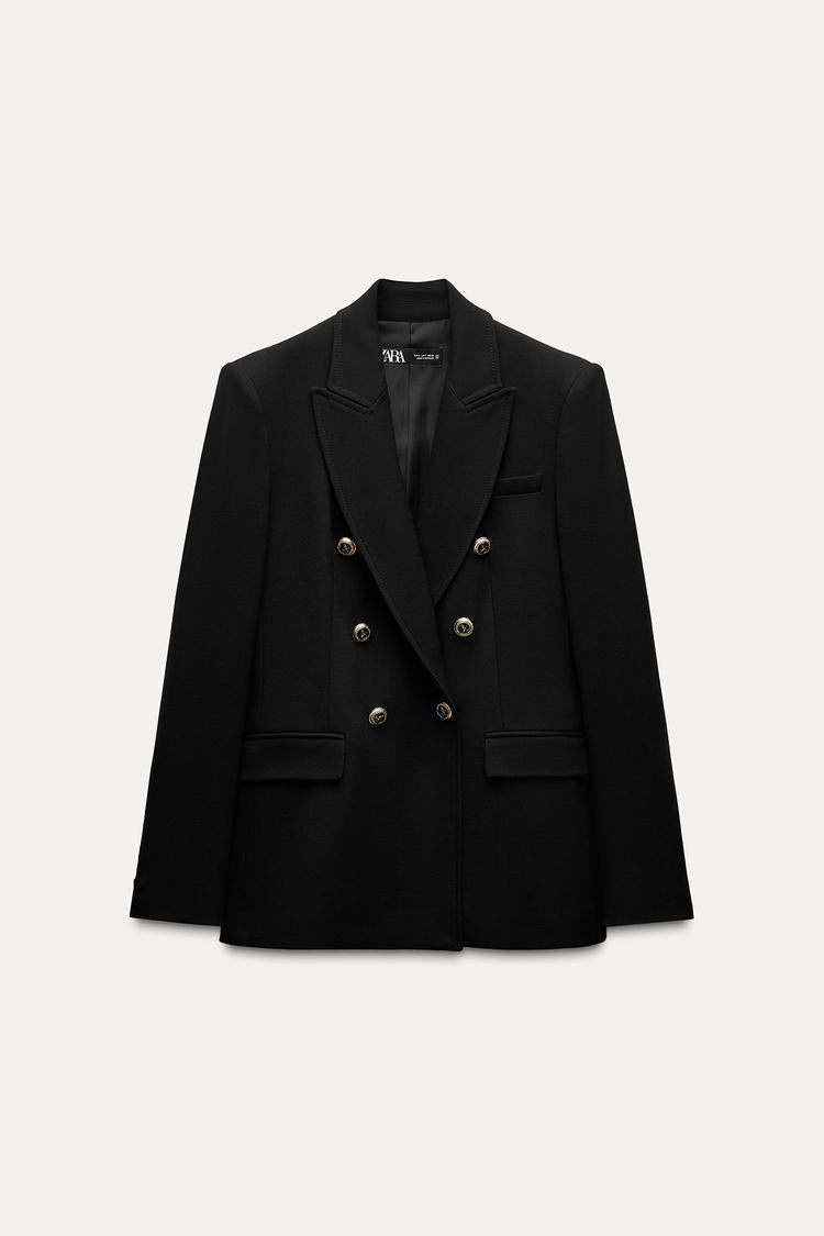 Zara TAILORED DOUBLE BREASTED BLAZER