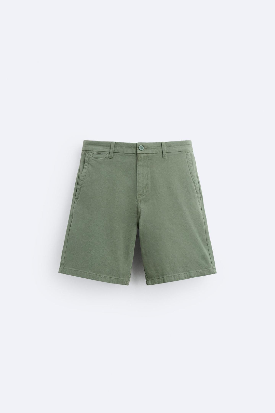 ZARA STRUCTURED CHINO BERMUDA SHORTS