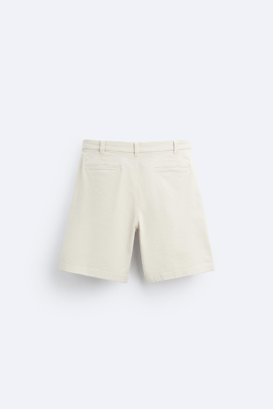 ZARA STRUCTURED CHINO BERMUDA SHORTS