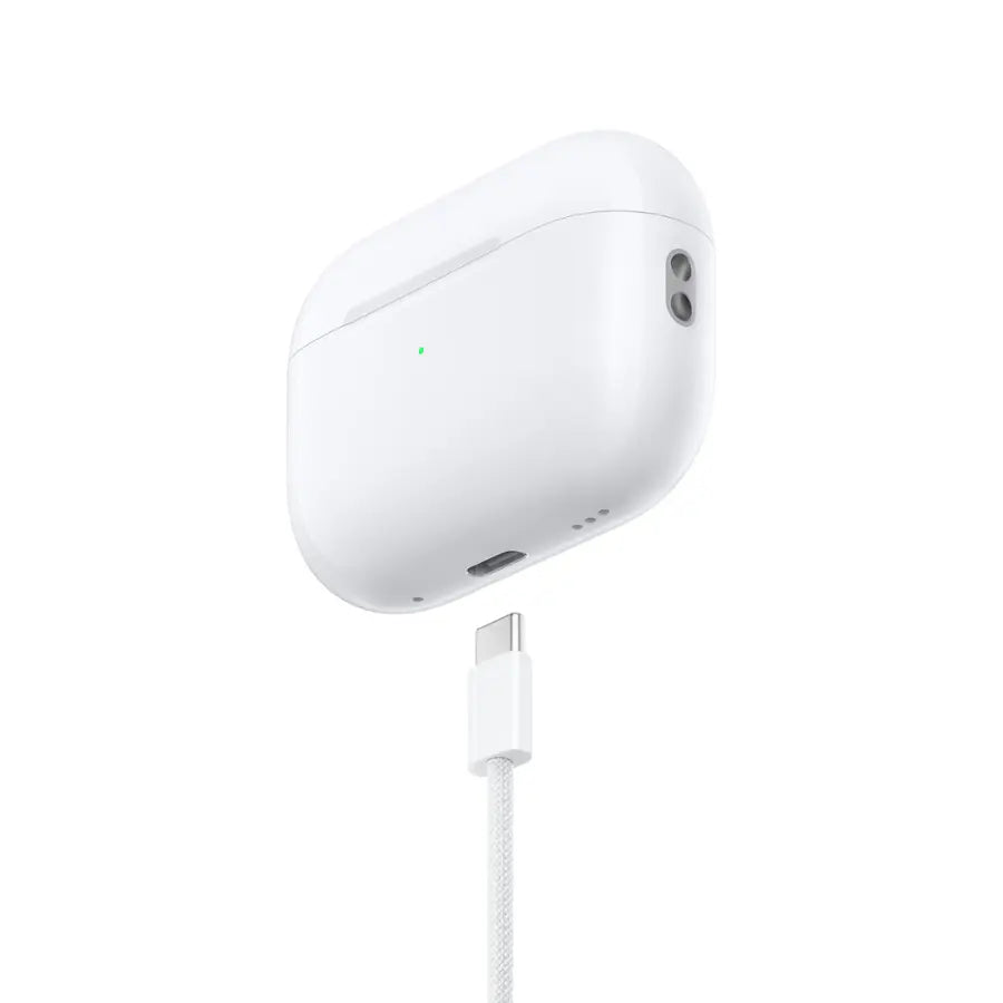 Apple - AirPods Pro 2, Wireless Active Noise Cancelling Earbuds with Hearing Aid Feature - White