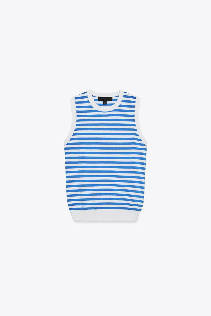 ZARA SLEEVELESS KNIT TOP