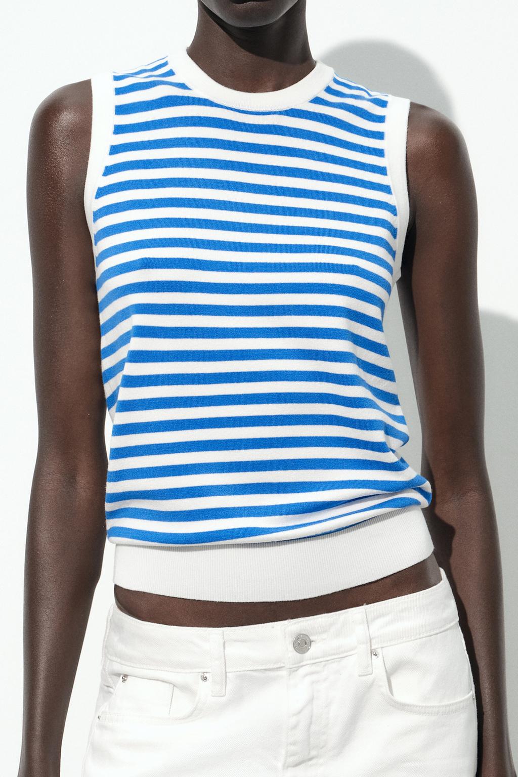 ZARA SLEEVELESS KNIT TOP
