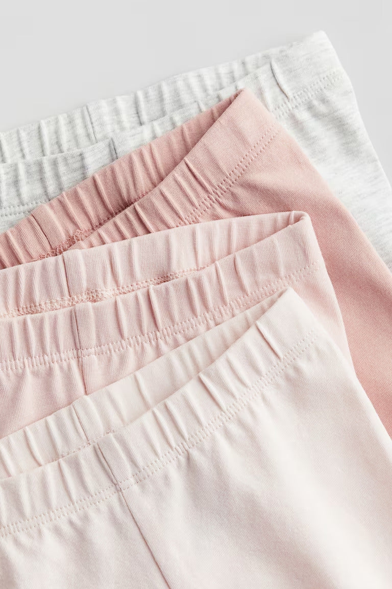 H&M 4-pack Cotton Jersey Leggings