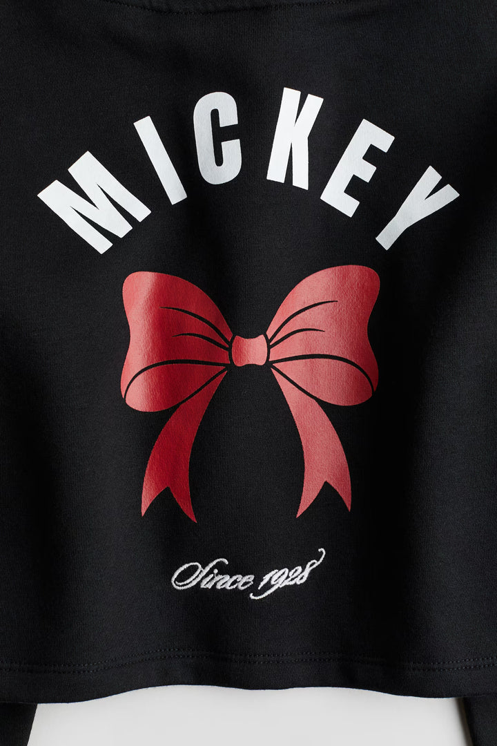 H&M Short Hooded Jacket with Printed Detail