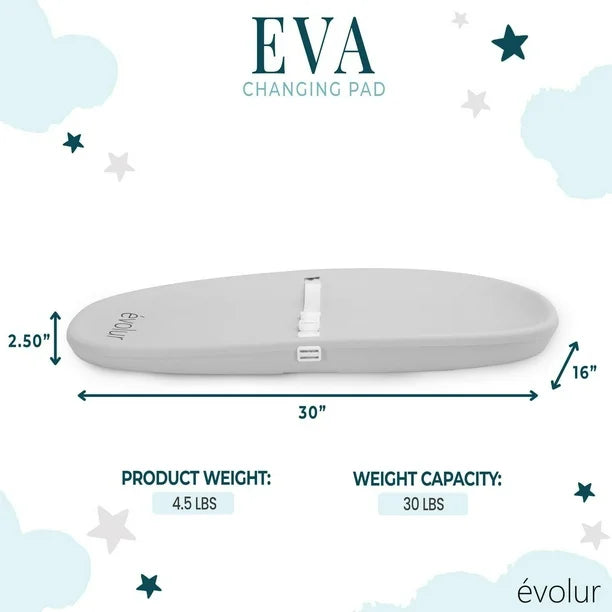 Evolur Eva Changing Pad, Lightweight and Portable