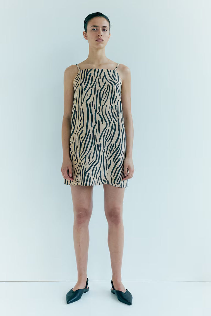 H&M Dress with Tie Shoulder Straps