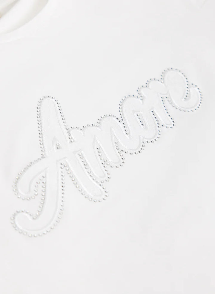 LAURA Embellished Script T-Shirt