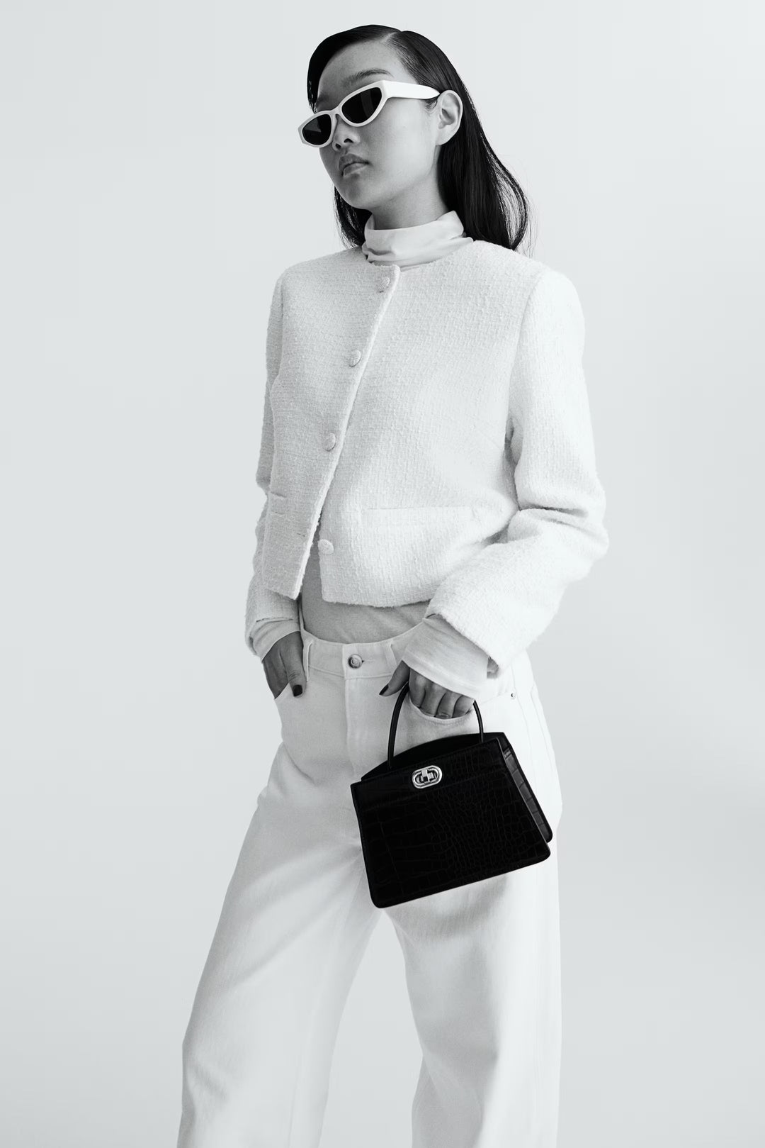 H&M Bouclé-Weave Jacket