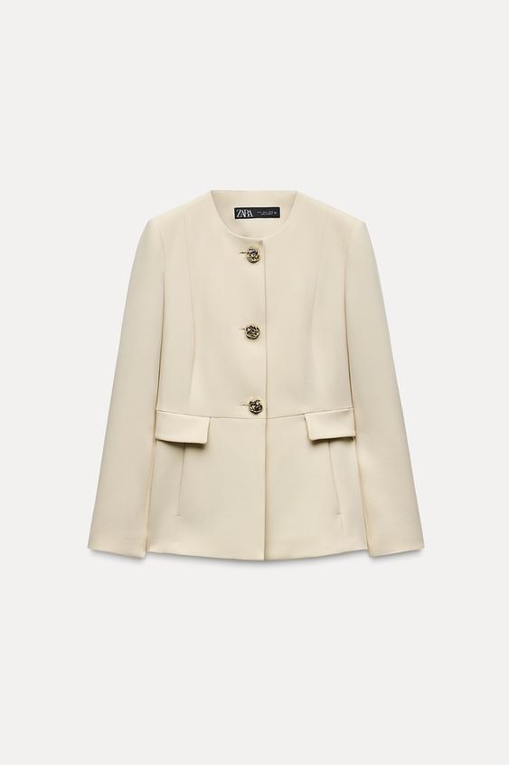 Zara TAILORED FLAP BLAZER