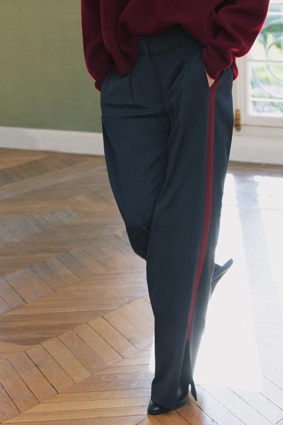 Zara SIDE STRIPE PANTS ZW COLLECTION