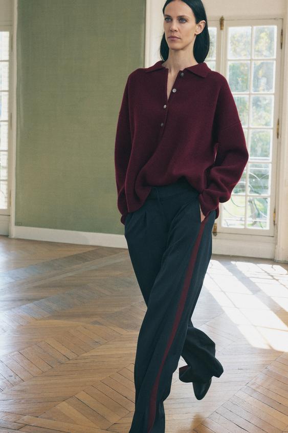 Zara SIDE STRIPE PANTS ZW COLLECTION
