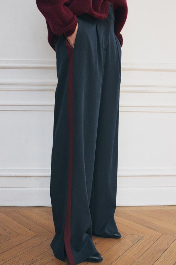 Zara SIDE STRIPE PANTS ZW COLLECTION