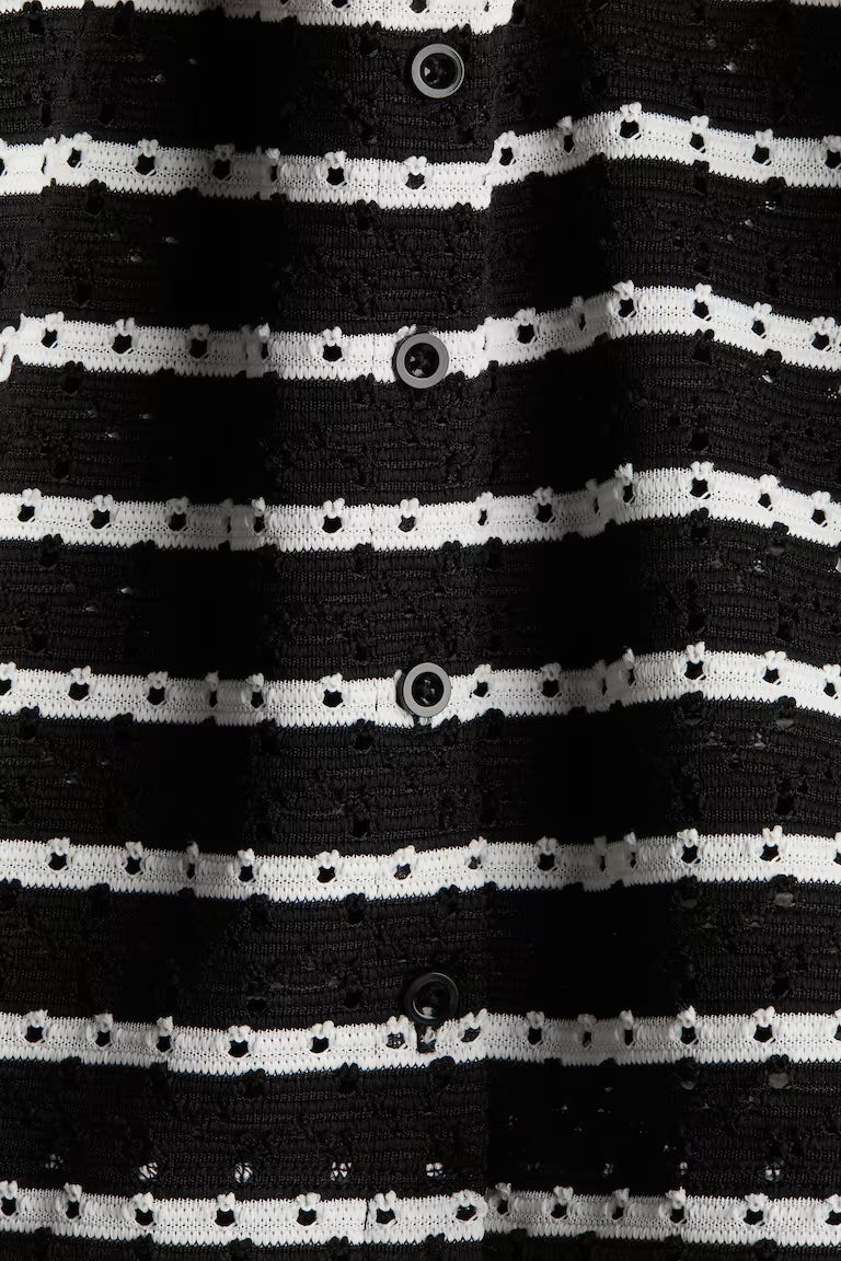 H&M Pointelle Jersey Cardigan