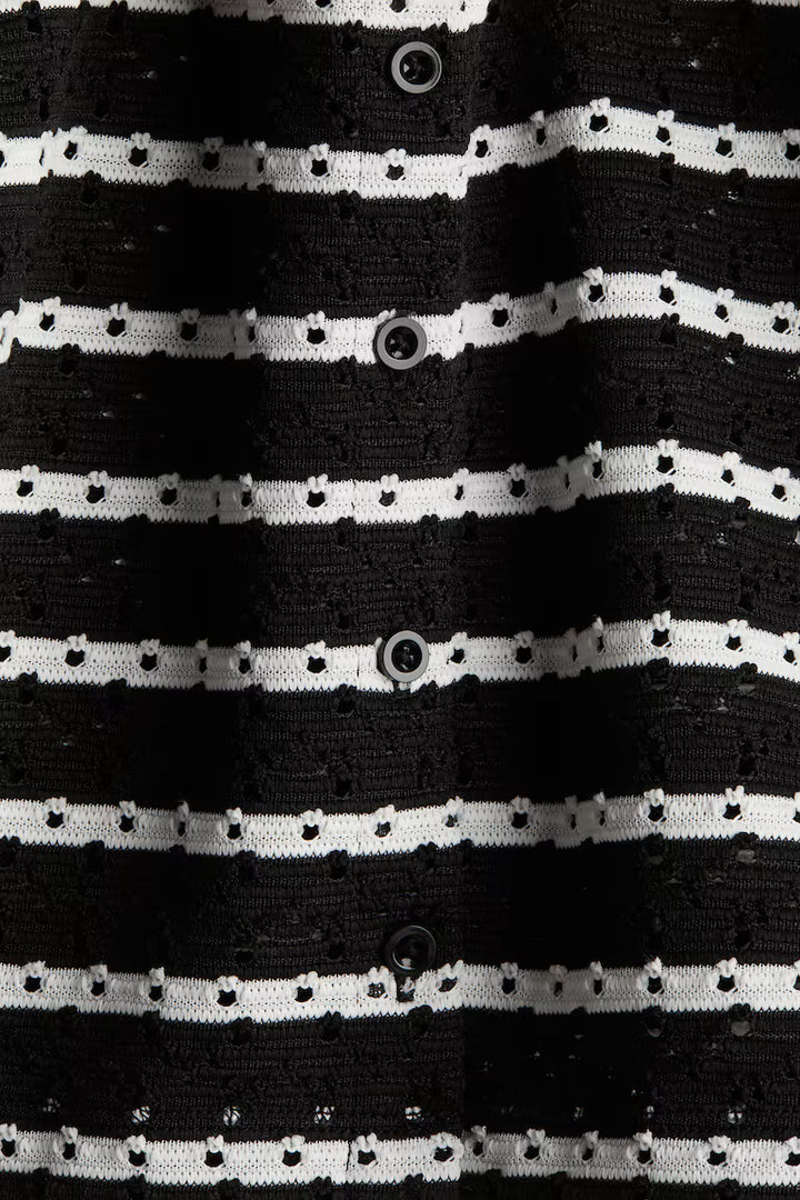 H&M Pointelle Jersey Cardigan