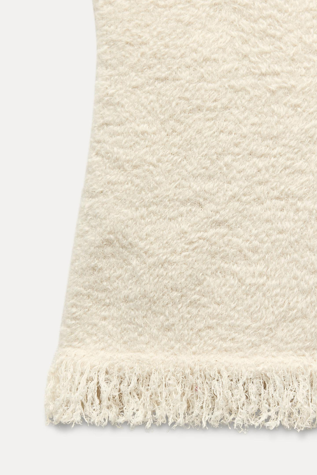 ZARA FRINGED KNIT TOP