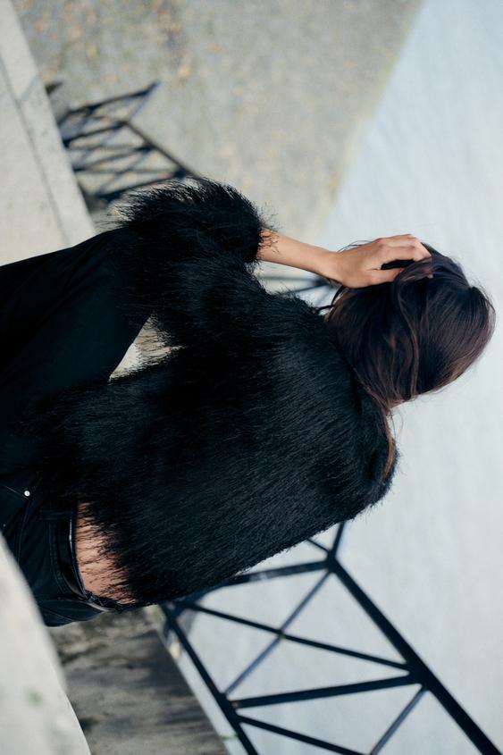 Zara FRINGED JACKET