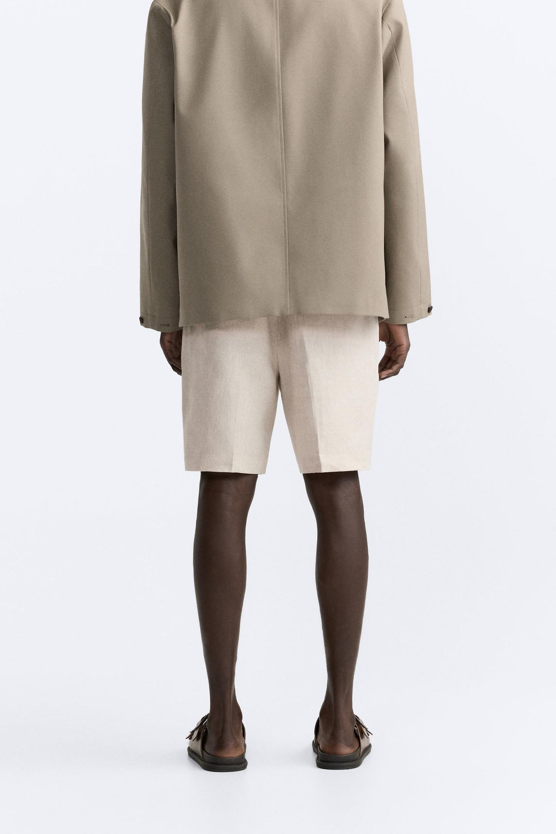 ZARA 100% LINEN SHORTS