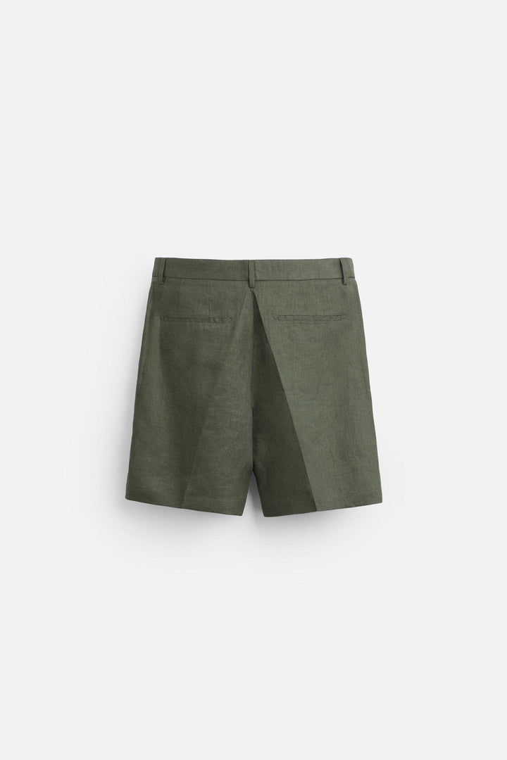 ZARA 100% LINEN SHORTS