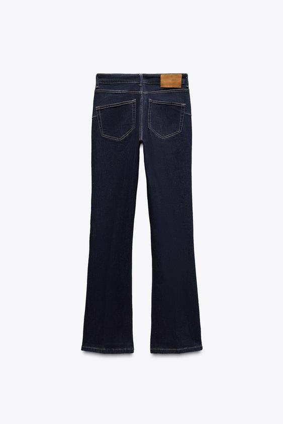 ZARA LOW RISE CONTOUR BOOTCUT JEANS ZW COLLECTION
