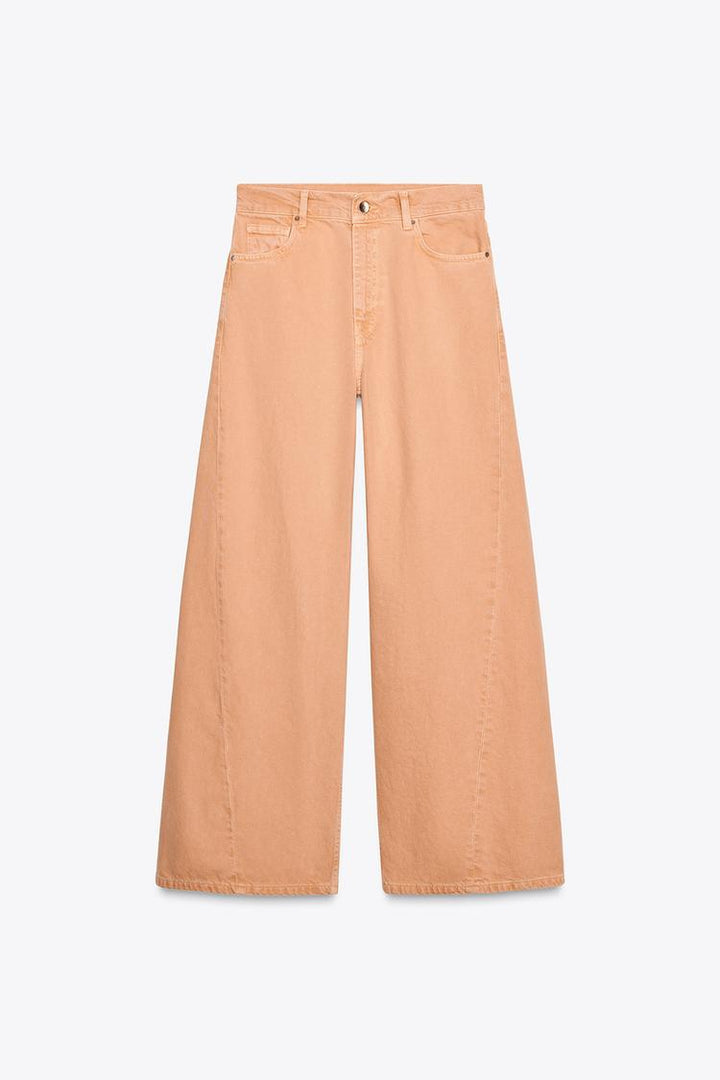 ZARA ZW COLLECTION HIGH WAIST WIDE LEG JEANS