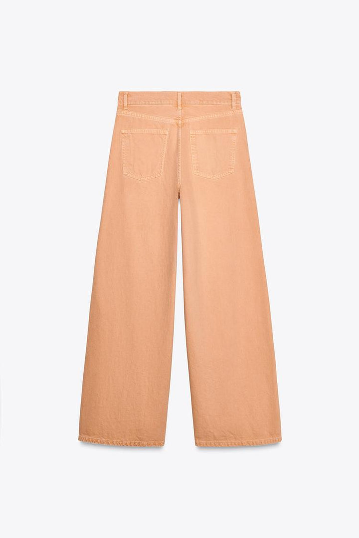 ZARA ZW COLLECTION HIGH WAIST WIDE LEG JEANS