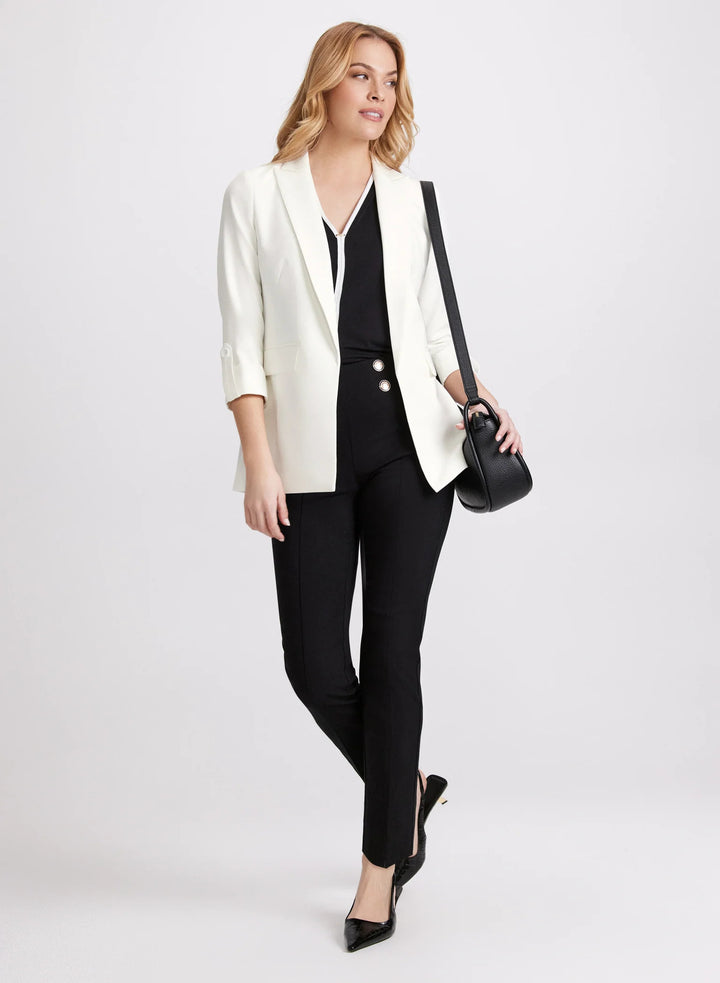 LAURA Open-Front Longline Blazer