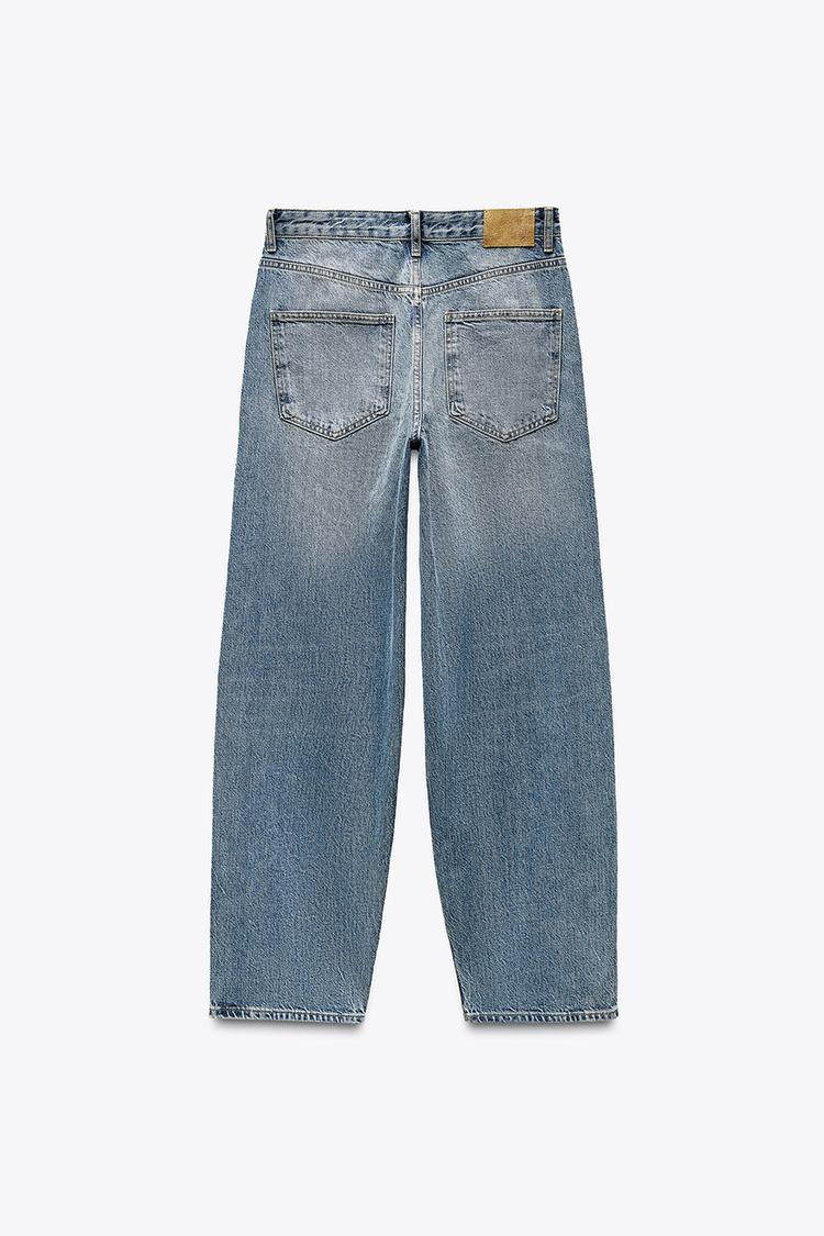 ZARA MID WAIST BAGGY JEANS ZW COLLECTION
