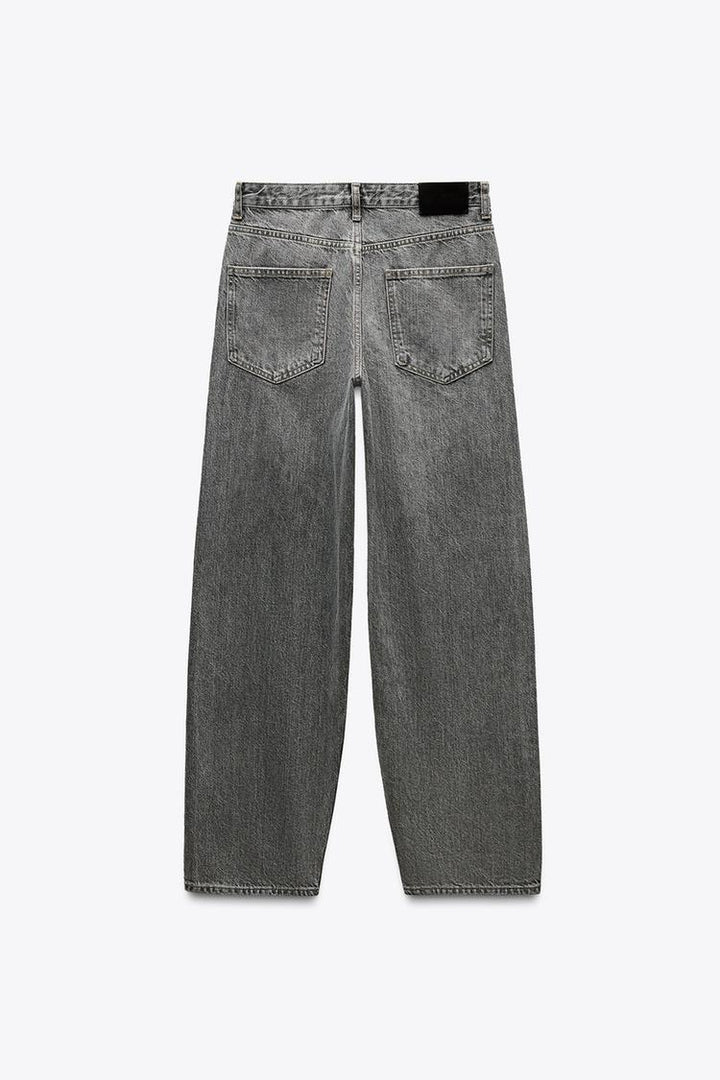 ZARA MID WAIST BAGGY JEANS ZW COLLECTION