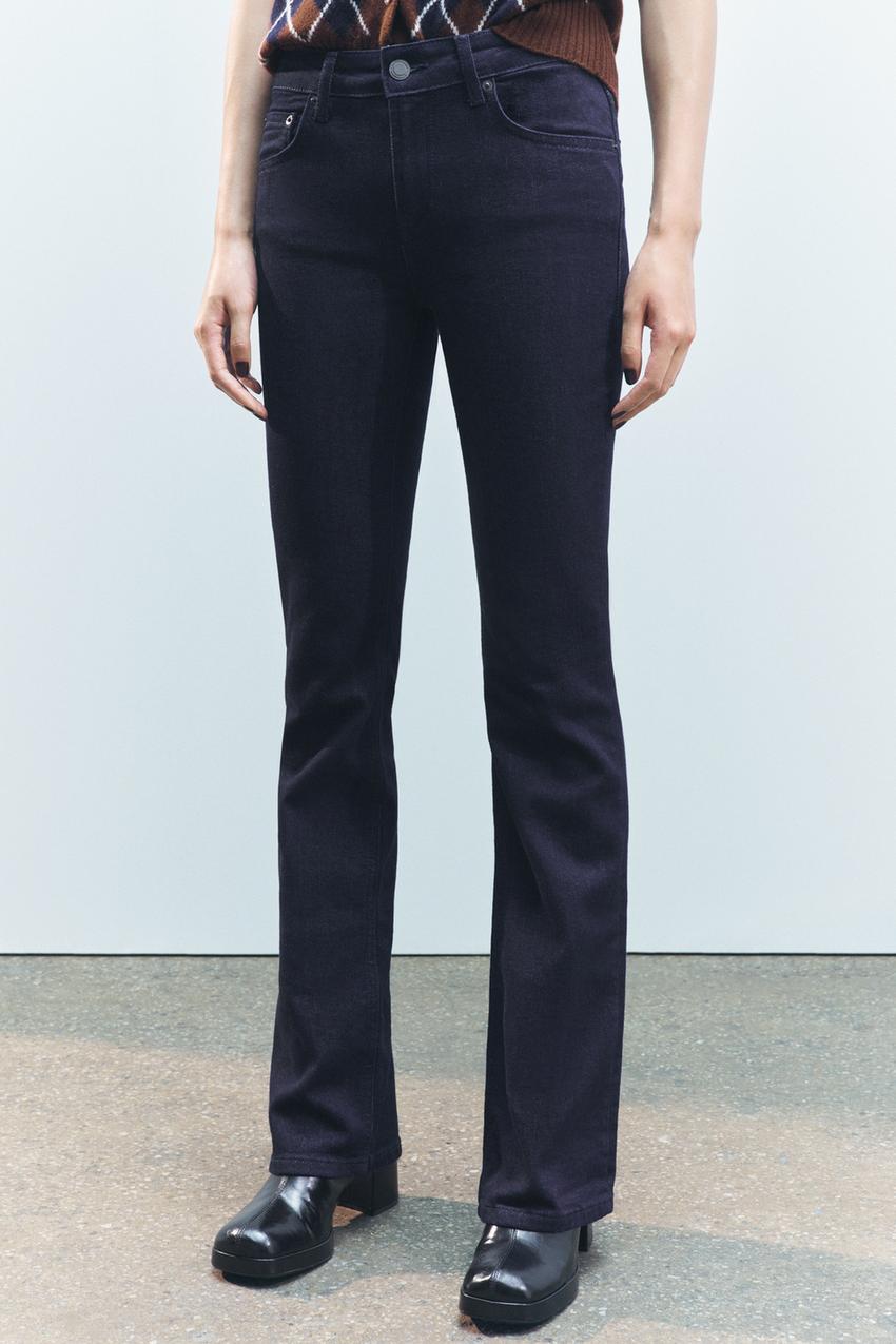 ZARA ZW COLLECTION LOW WAIST BOOTCUT JEANS