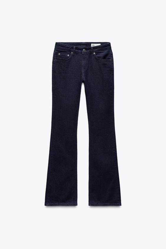 ZARA ZW COLLECTION LOW WAIST BOOTCUT JEANS
