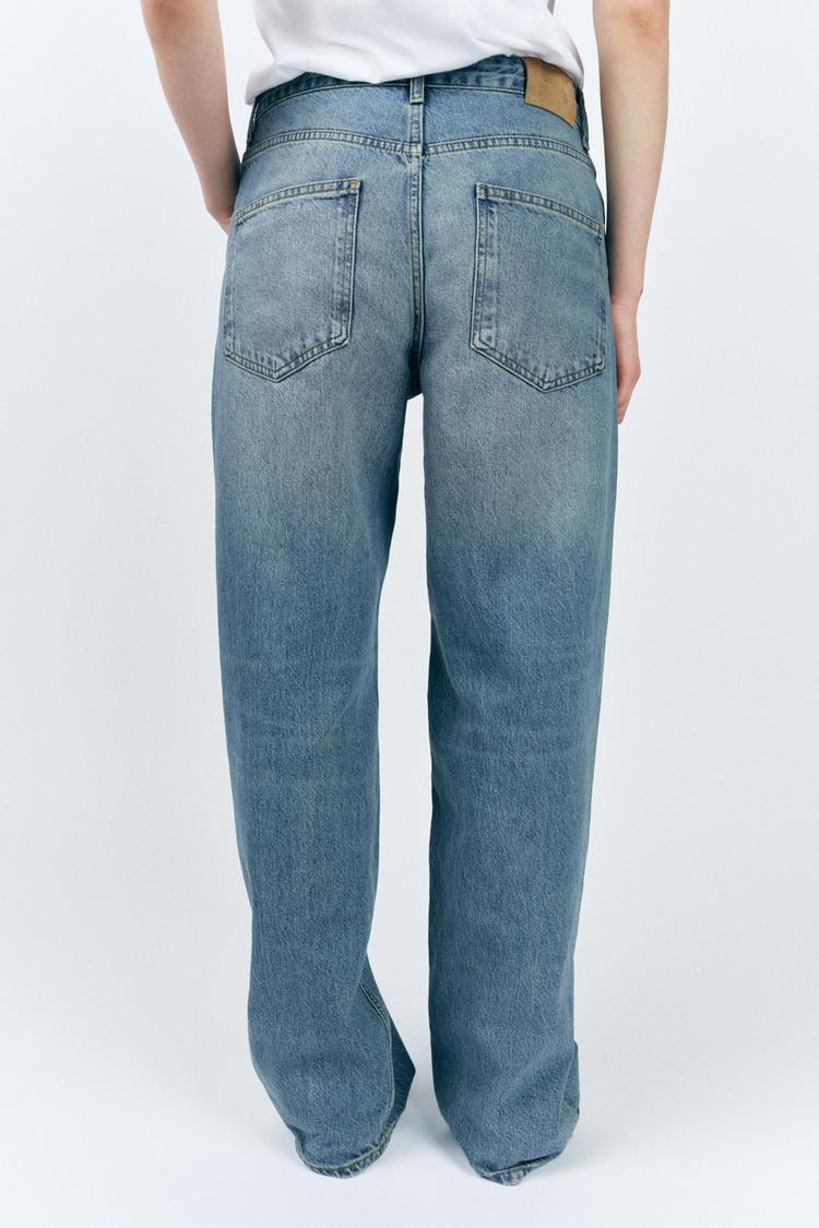 ZARA MID WAIST BAGGY JEANS ZW COLLECTION